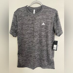 Adidas Men's Heathered Black Tee